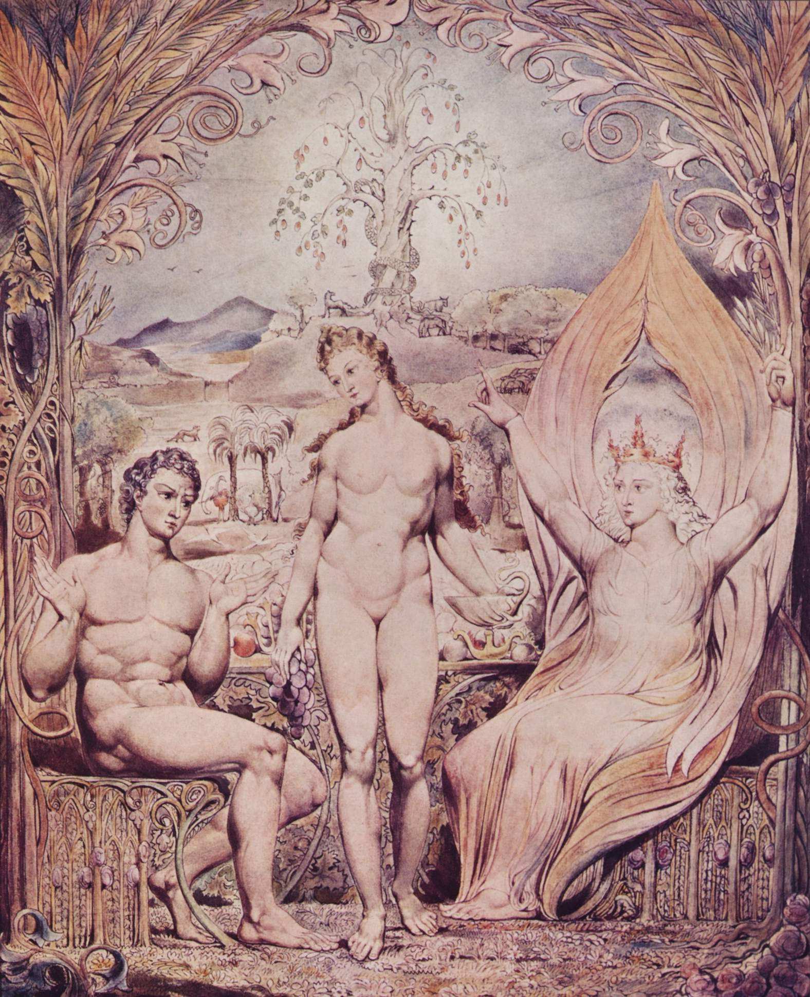Raphael Warns Adam and Eve